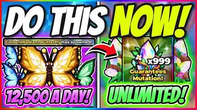 This is BROKEN... Get 12,500 BUTTERFLIES PER DAY & UNLIMITED ENCHANTED SHARDS!